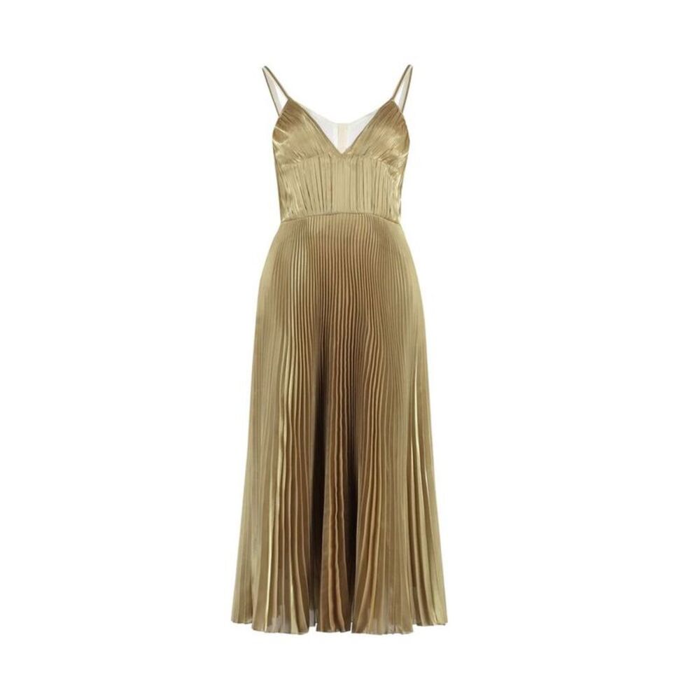 Prada Gold Polyester Casual Women's Dress